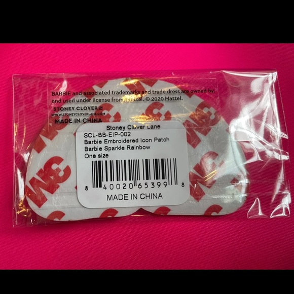BNWT SCL x Barbie Rainbow Patch - Picture 3 of 3
